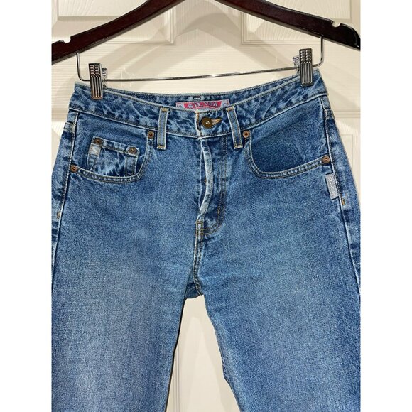 Vintage Silver Jeans Co. Women's Button-Fly Medium Wash Denim Jeans Size 28/34 - Picture 10 of 11